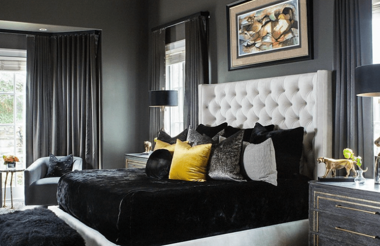 Paint Colours for the Bedroom with Dark Furniture