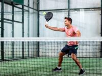 Padel tennis court construction
